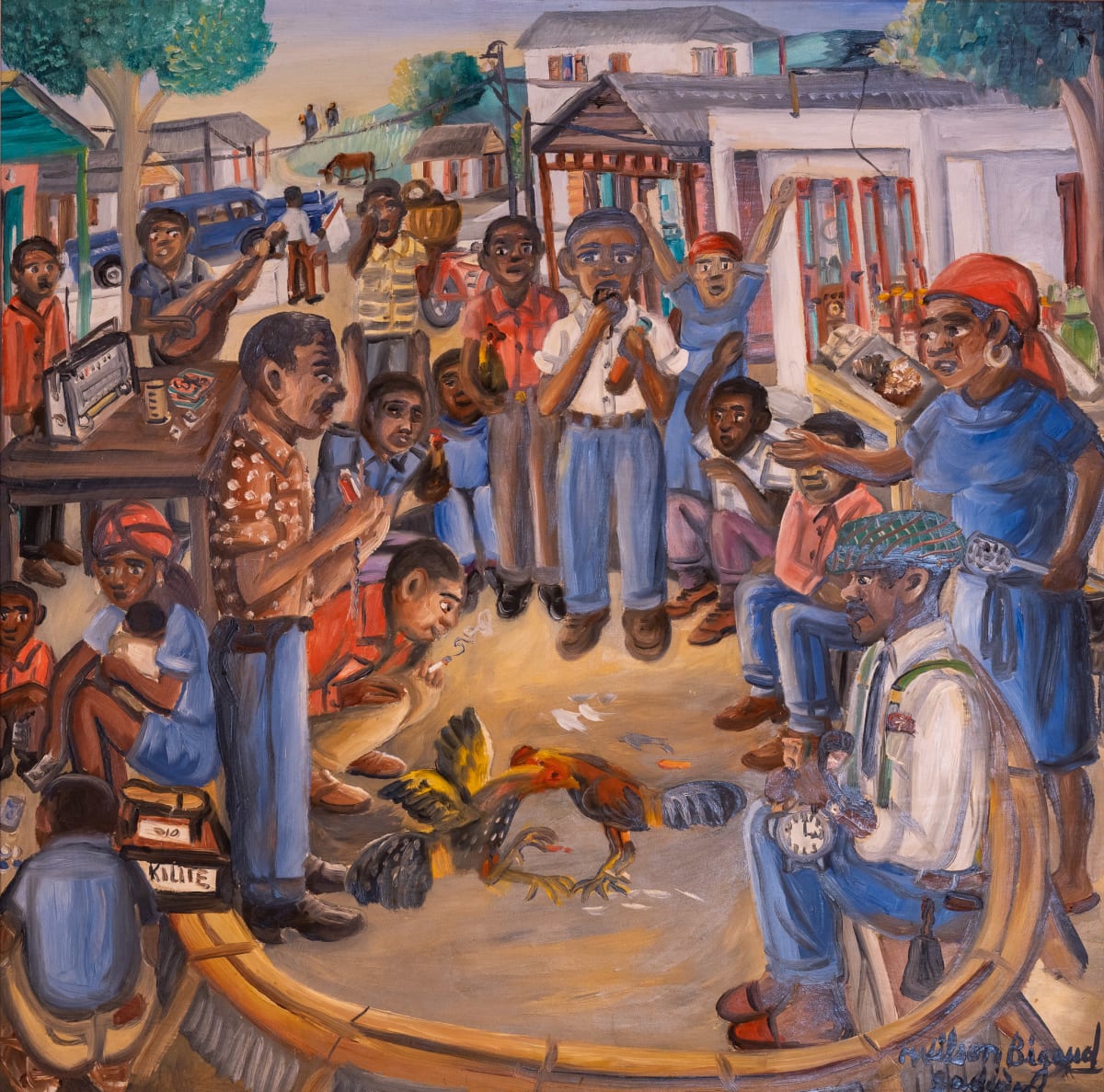 CHICKEN FIGHT by WILSON  BIGAUD, Image 1.
