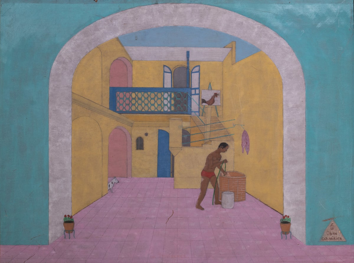 WORKING AT HOME by DONALD OBIN, Image 1.
