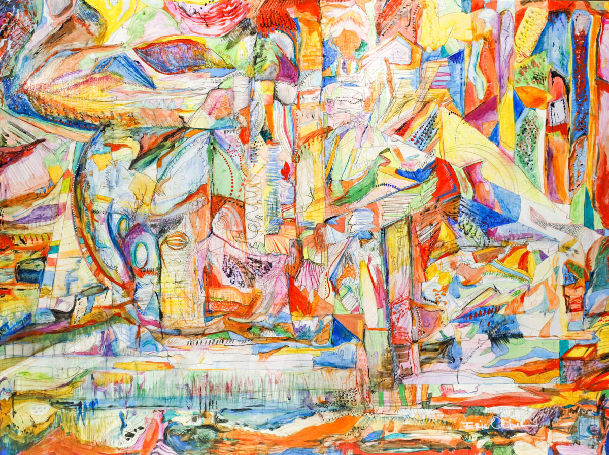 55 Days of Ebb & Flow (as a Sketch Became a Painting)(SOLD) by Eric Oliver 