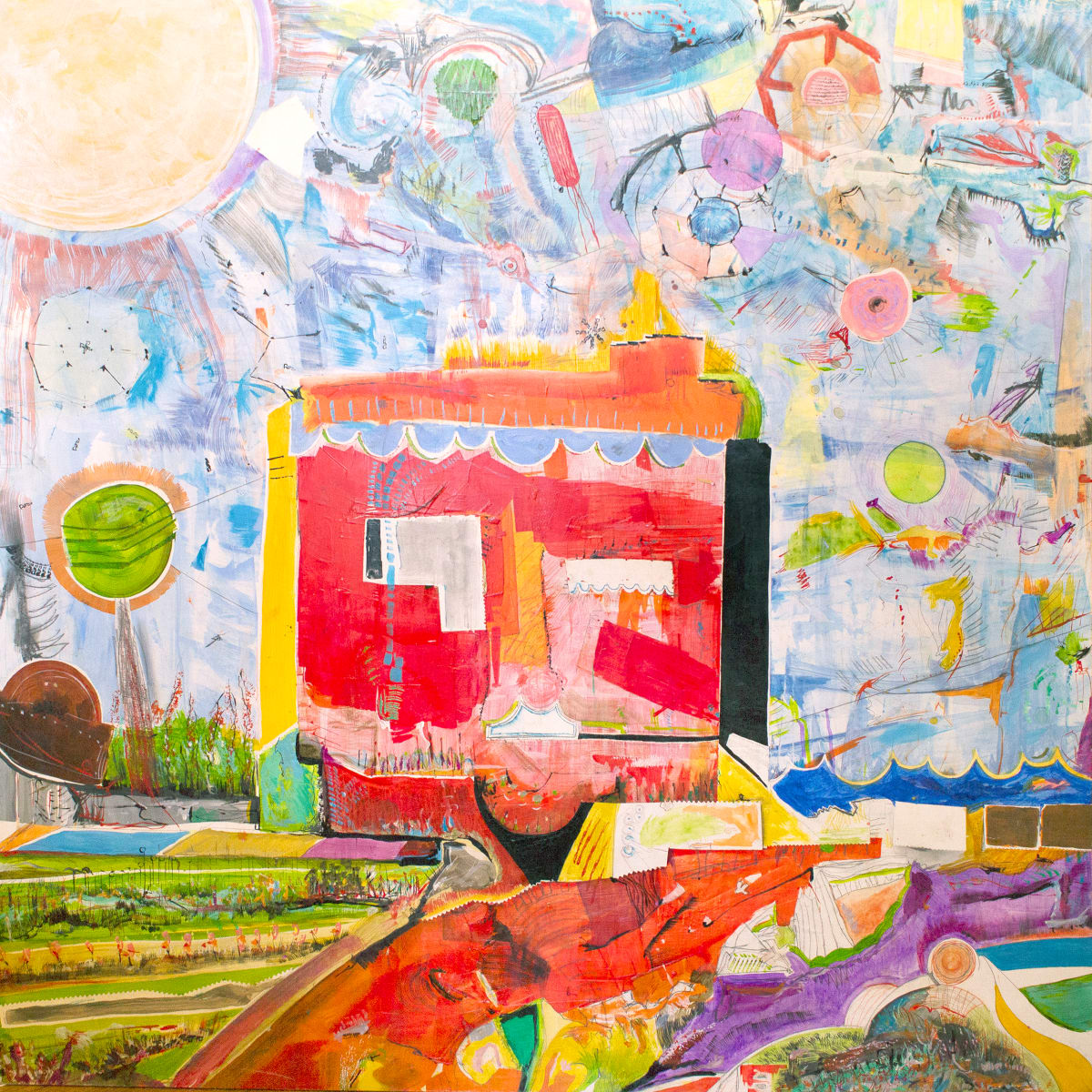 Coastal Shack in Disrepair Spewing Happiness Into an Unsuspecting World by Eric Oliver 