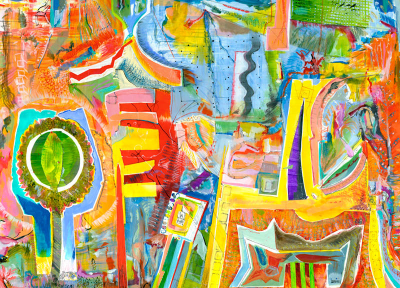 Makeshift Fort in a Discard World by Eric Oliver 