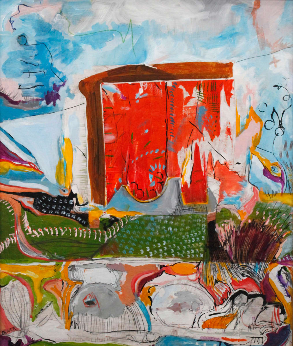 A View of the Toolshed from the Pool by Eric Oliver 