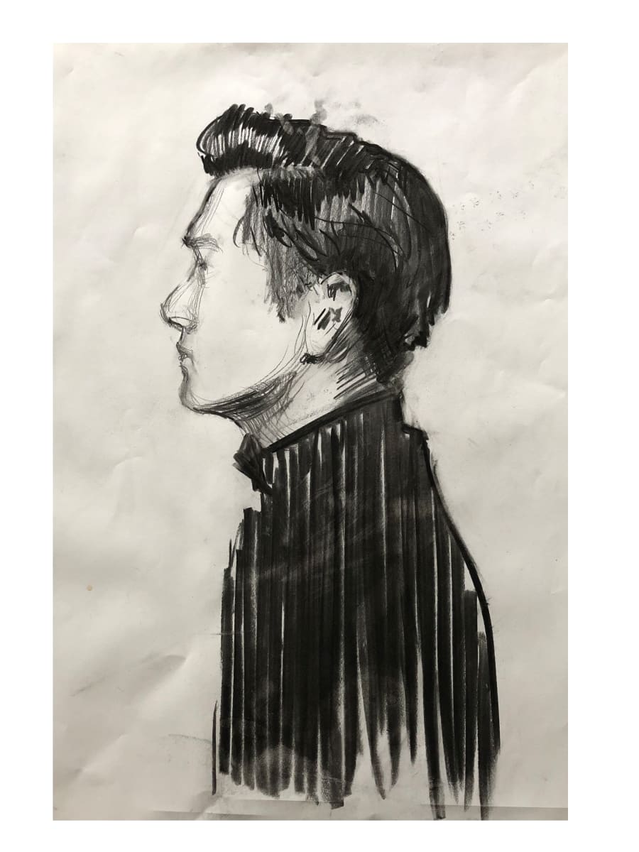 Portrait Angle Study I for Chris by Brendan Fitzpatrick 費博東, Image 1.