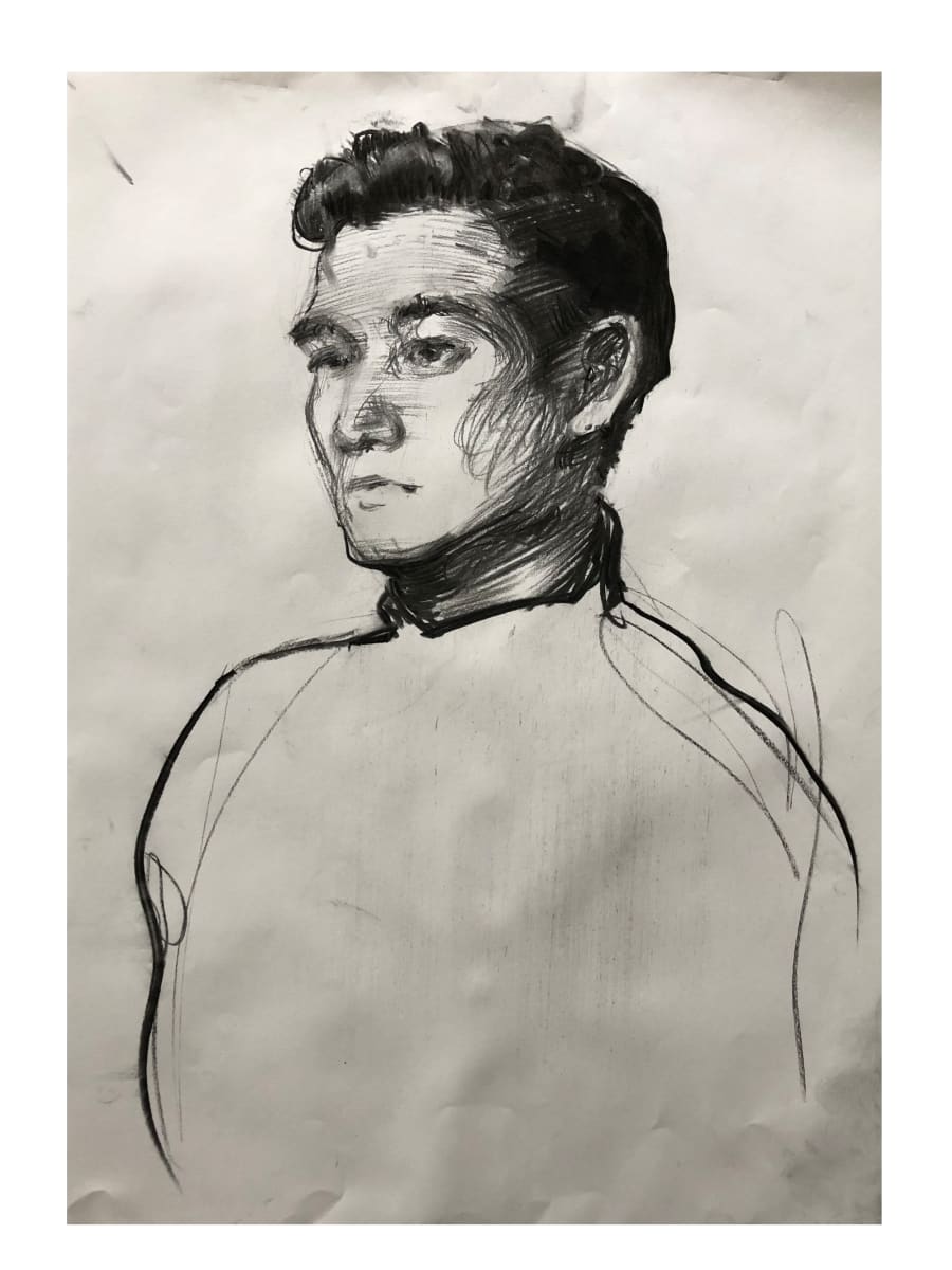 Potrait Angle Study II for Chris by Brendan Fitzpatrick 費博東, Image 1.