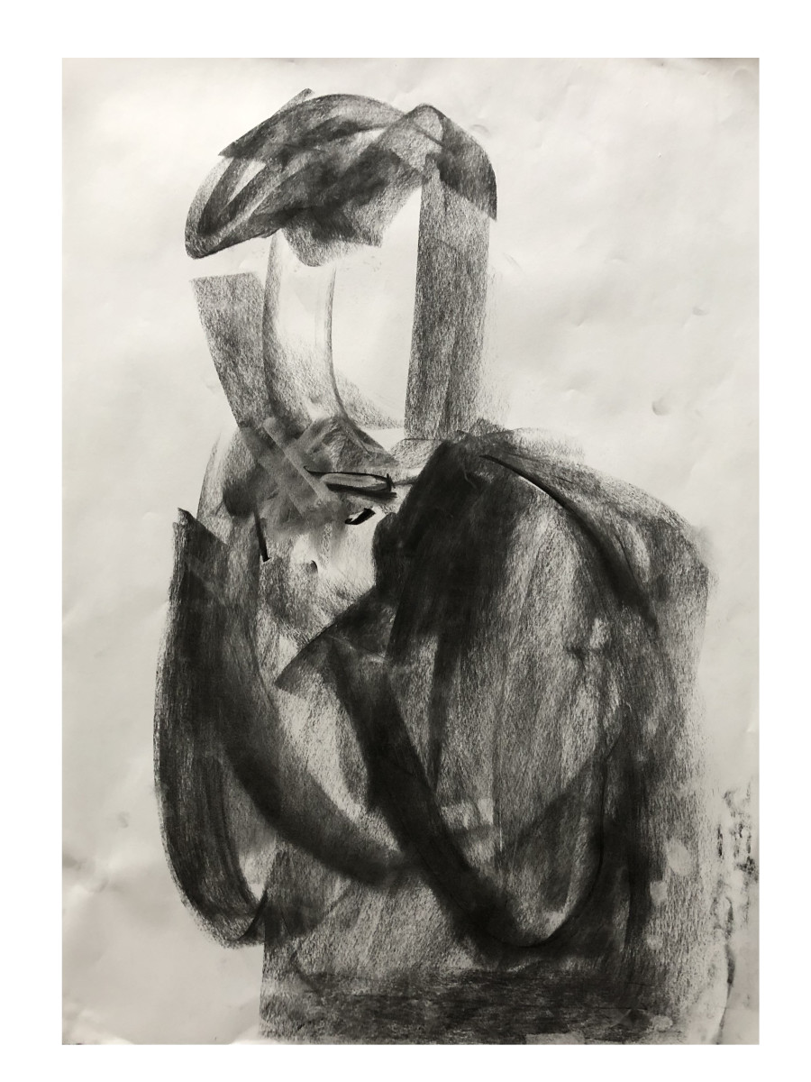 Tonal Study for Chris IV by Brendan Fitzpatrick 費博東 