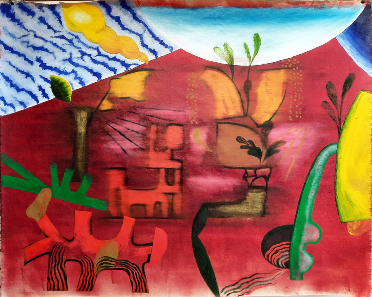 Tropical landscape by Natalya Critchley 