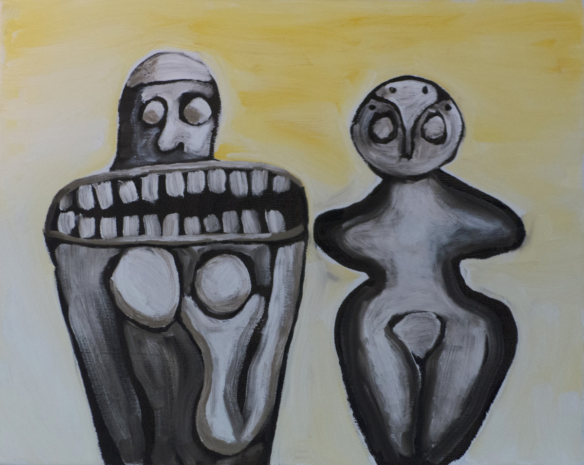 Two figures by Natalya 