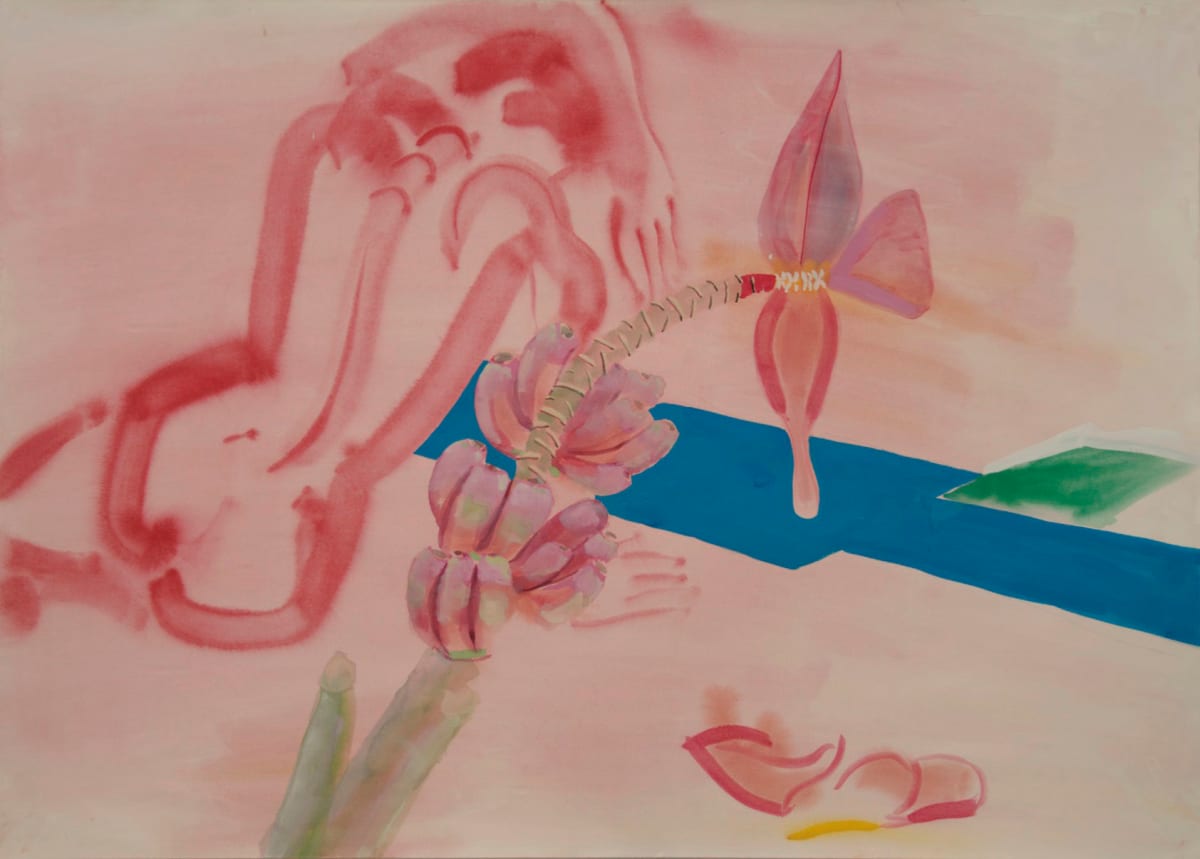 Self portrait with plantain flower by Natalya, Image 1.