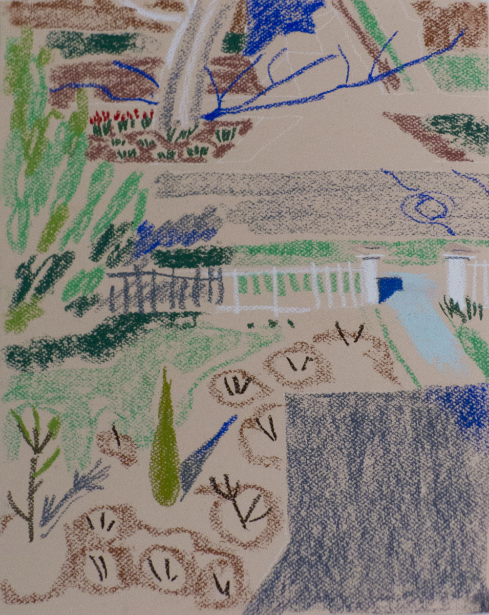 Garden in April by Natalya 