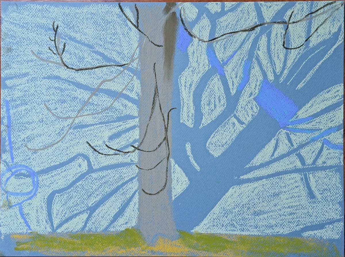 Winter Chestnut trunk by Natalya Critchley 