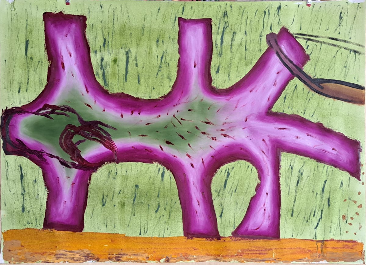 Cornered animal by Natalya Critchley 