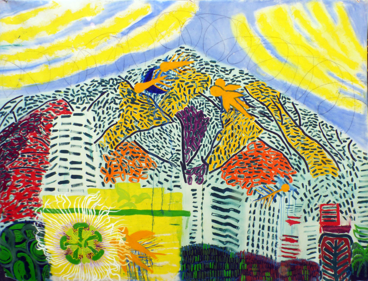 Pointilist Avila by Natalya Critchley 