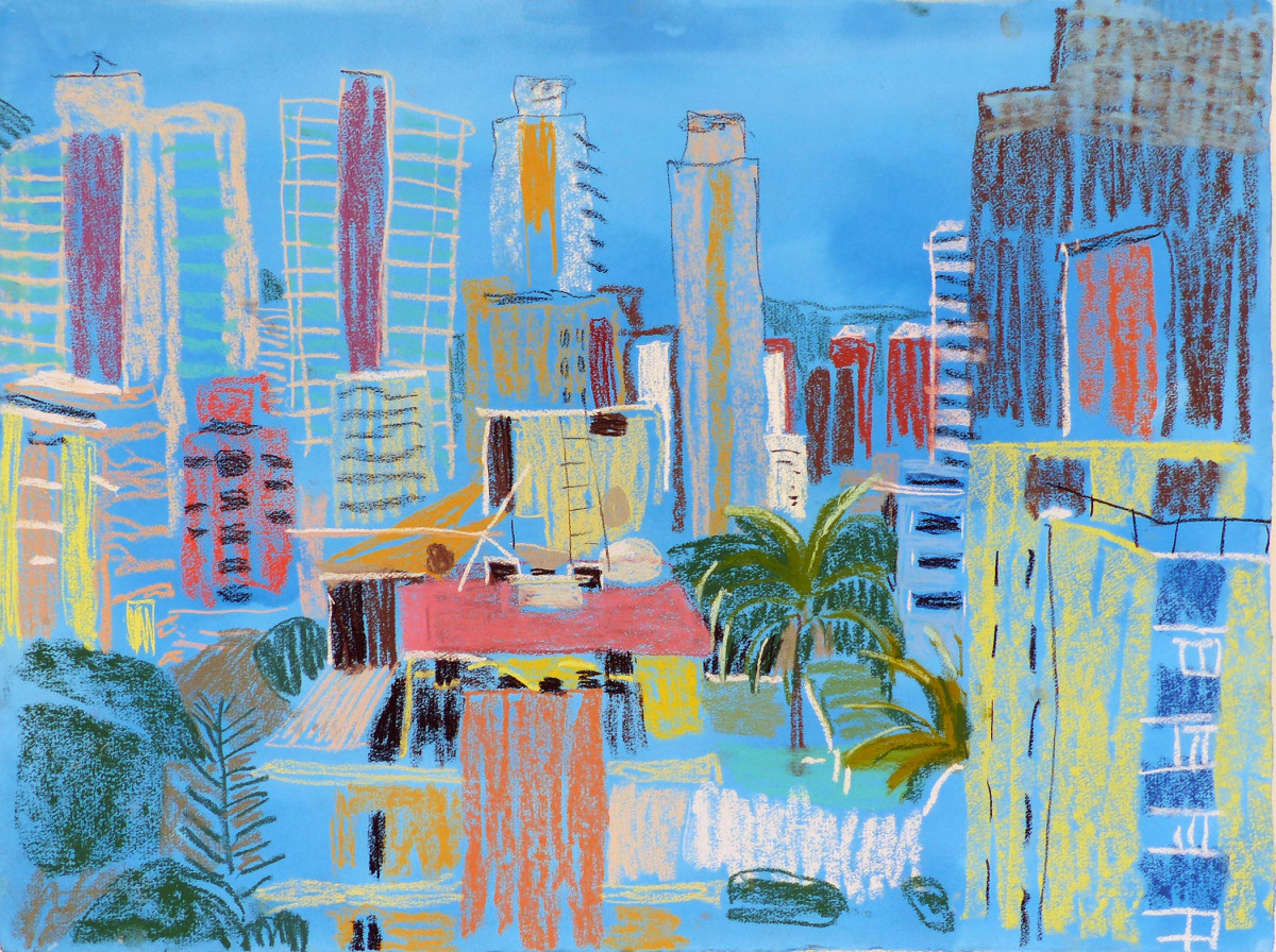 Red rooves by Natalya 