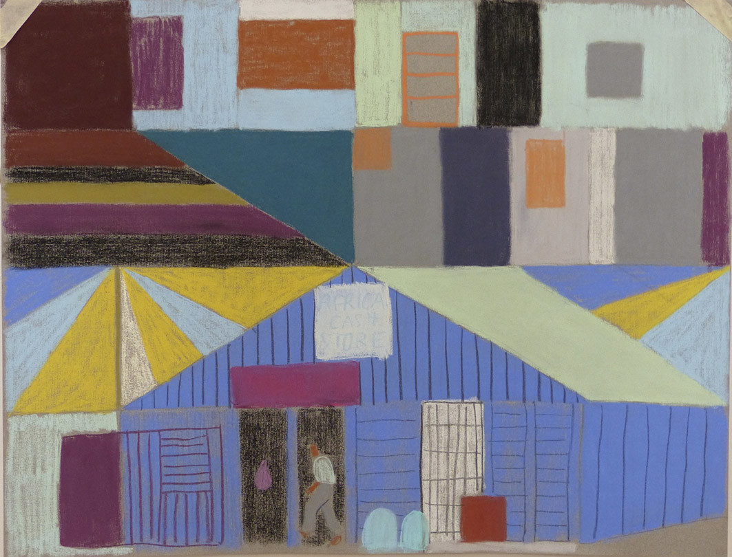 African store sketch by Natalya 