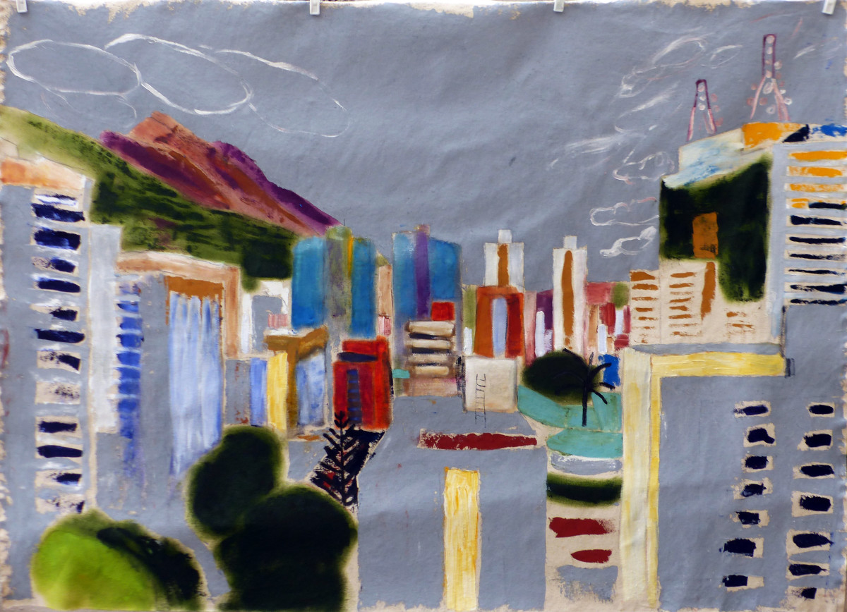 Through the cracks stormscape by Natalya Critchley 