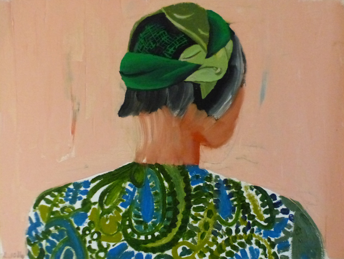 self portrait green jacket by Natalya 