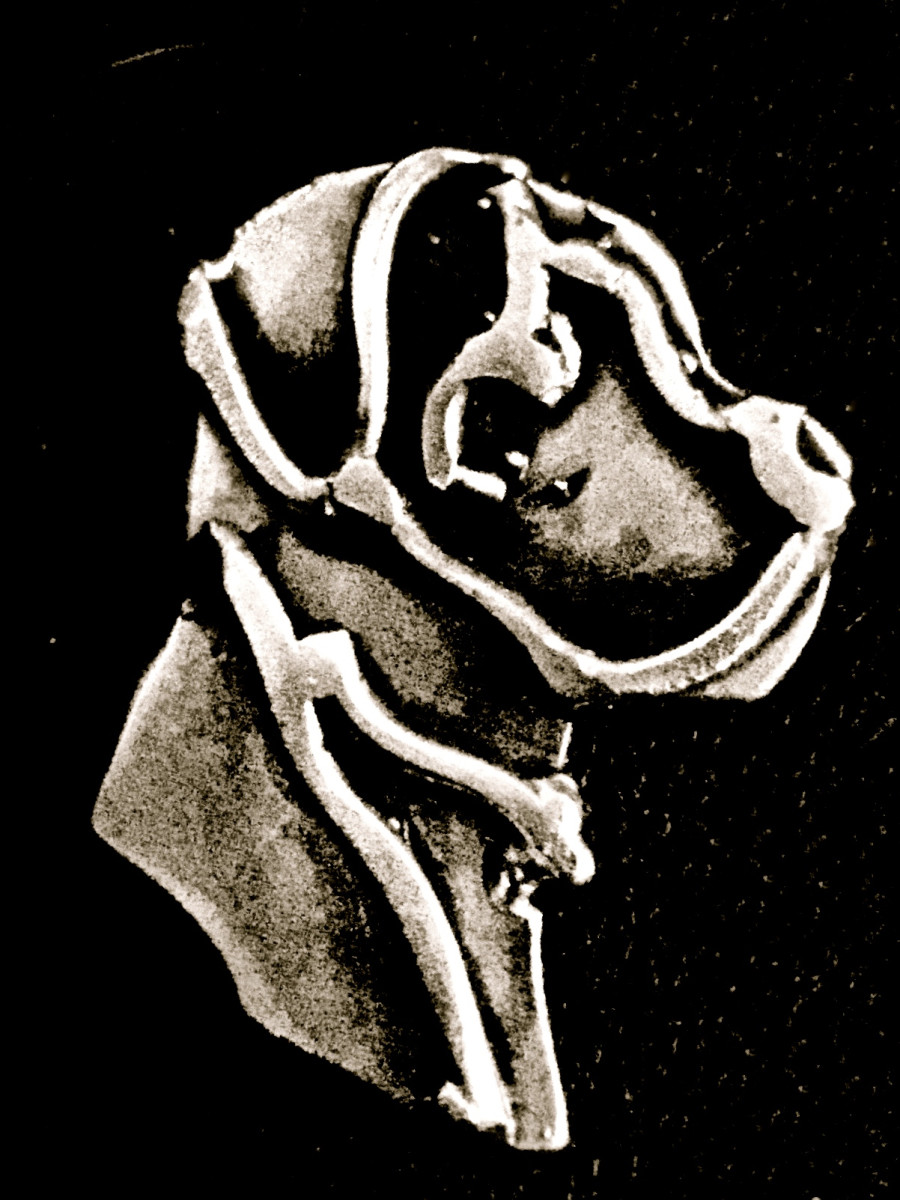 Dog Pendant #29 by John Drury 