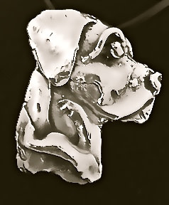 Dog Pendant #28 by John Drury 