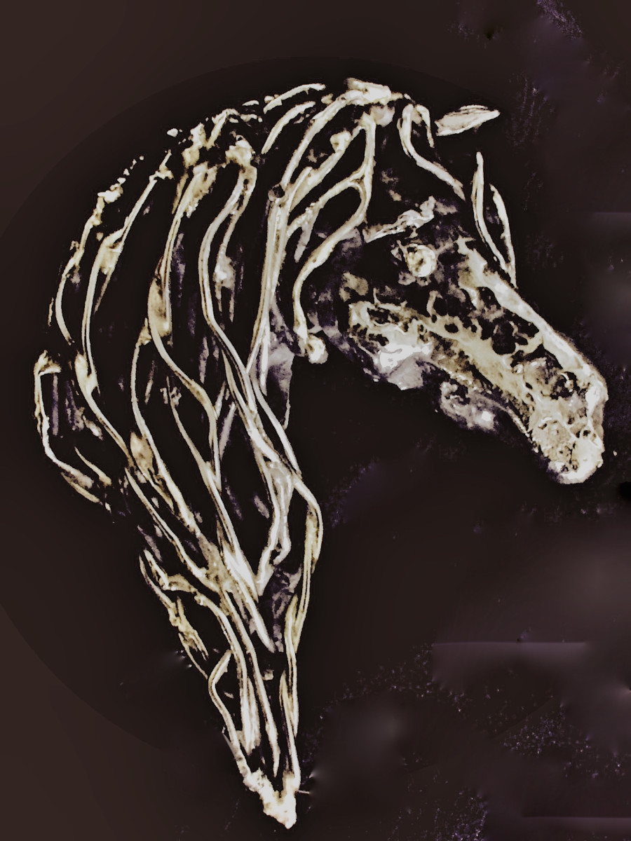 Horse Pendant #30 by John Drury 