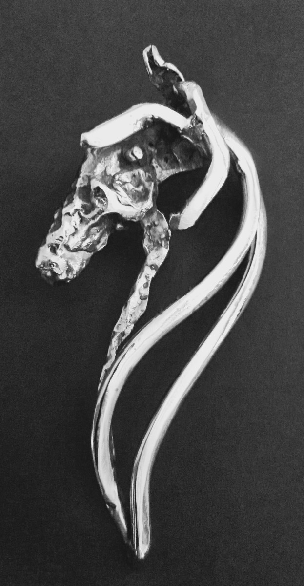 Horse Pendant #31 by John Drury 