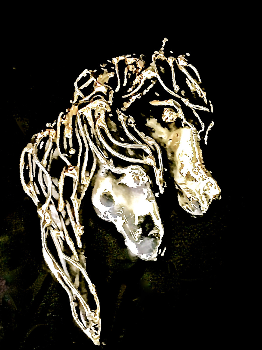 Horse Pendant #24 by John Drury 