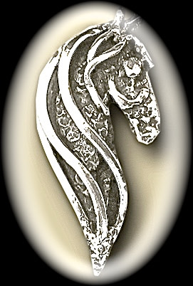 Horse Pendant #21 by John Drury 
