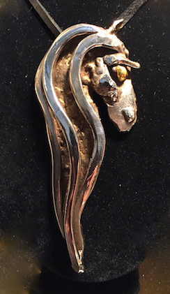 Horse Pendant #20 by John Drury 
