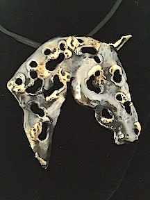 Horse Pendant #27 by John Drury 