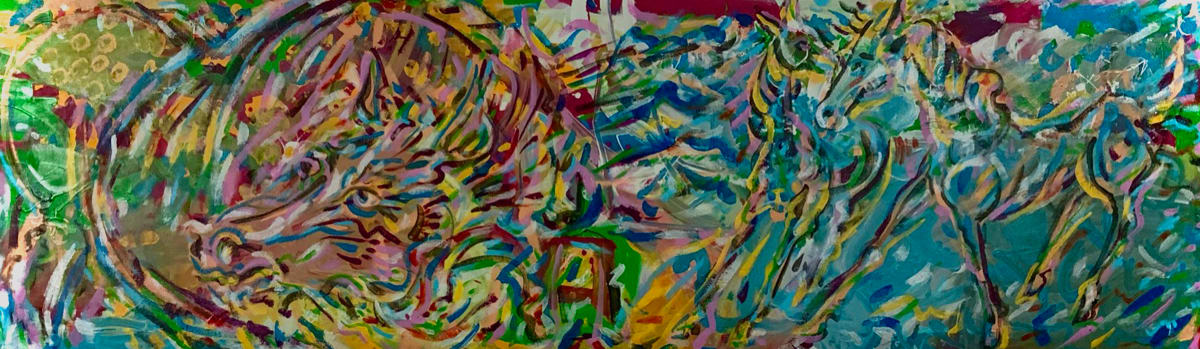 Hunter's Horses 3 by Jimmy Longoria  Image: Horses on children's energy