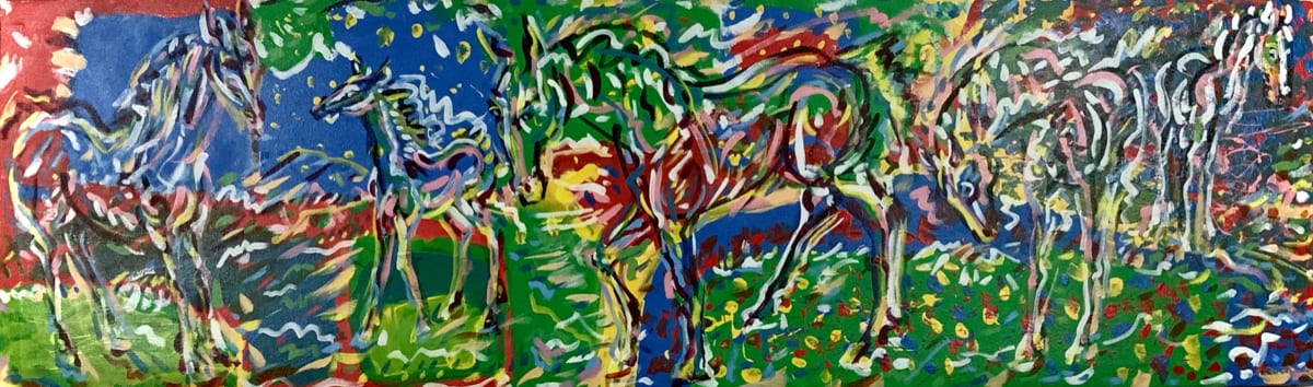 Hunter's Horses 4 by Jimmy Longoria 