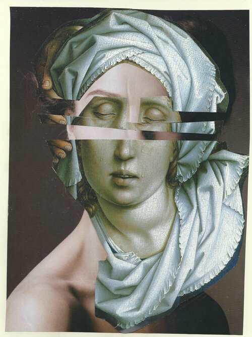 What if the Moon Falls? (After Van der Weyden) by Carol White 