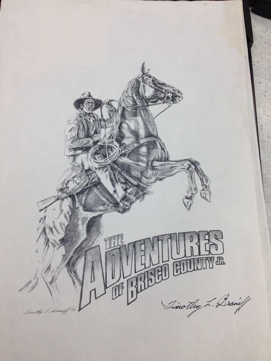 Adventures if Brisco County Jr by Timothy Braniff, Image 1.