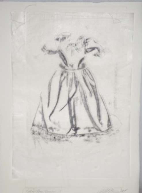 Brown Dress by Joan Crawley Crane 