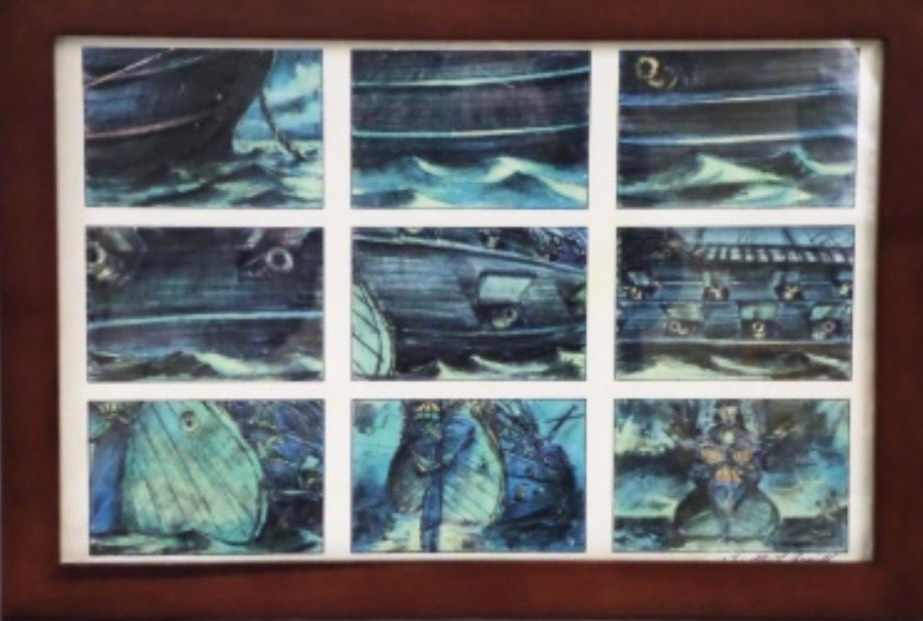 Concept art for movie trailer of  Pirates of the Caribbean: The Curse of the Black Pearl by Timothy Braniff, Image 1.