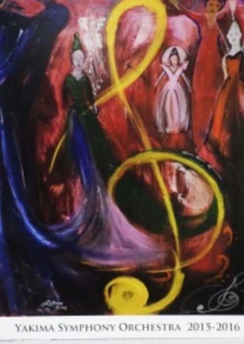 Yakima Symphony Orchestra Poster by Jen Borst, Image 1.