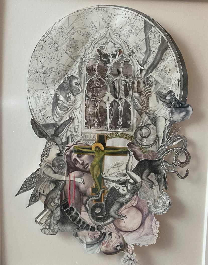 Stigmata (Green crucifixion) by Axelle Kieffer, Image 1.