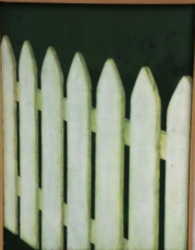 Fence-Picket by Gloria Gonzales Garcia 