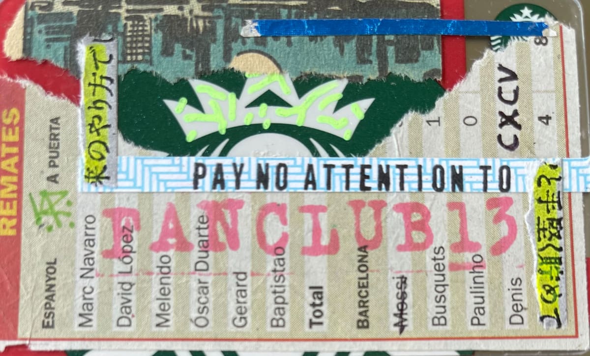 Pay No Attention by FANCLUB 13 Lance Rothstein  Image: Pay No Attention by FANCLUB #3