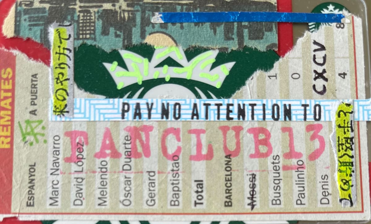 Pay No Attention by FANCLUB 13 Lance Rothstein, Image 1.
