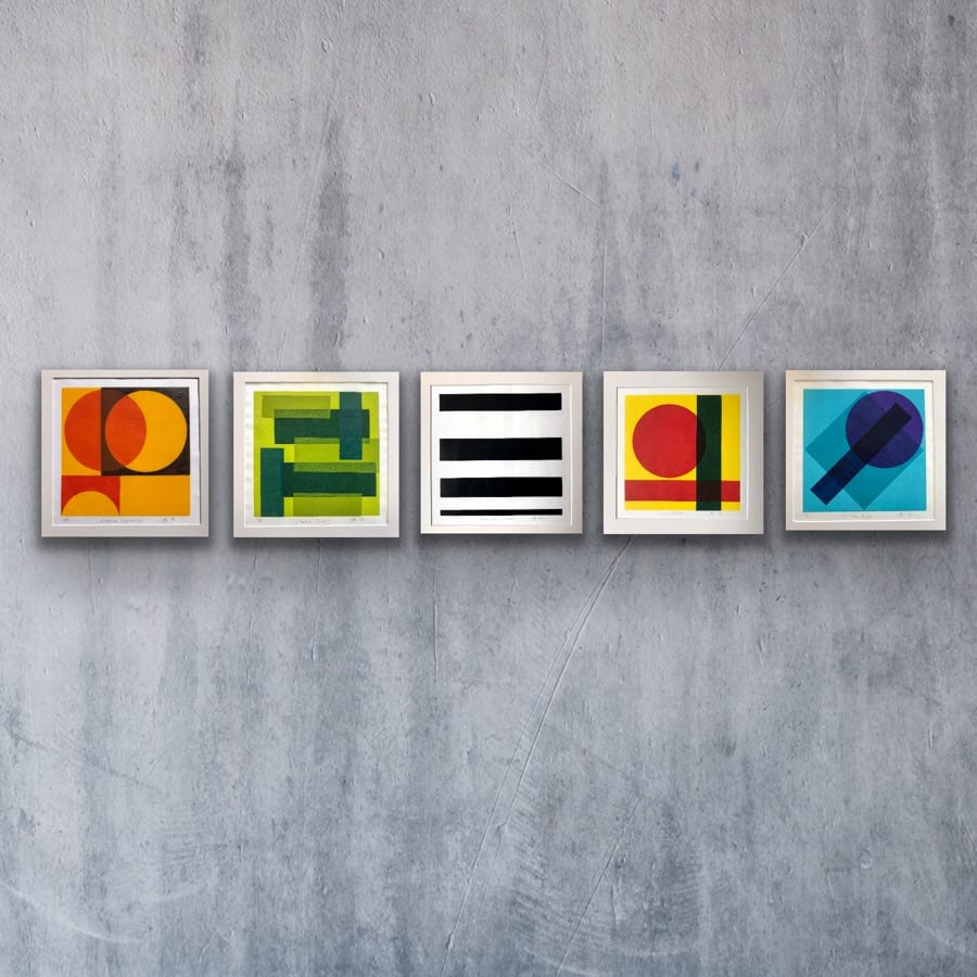 Block Print Set  - Colour Field 5 
