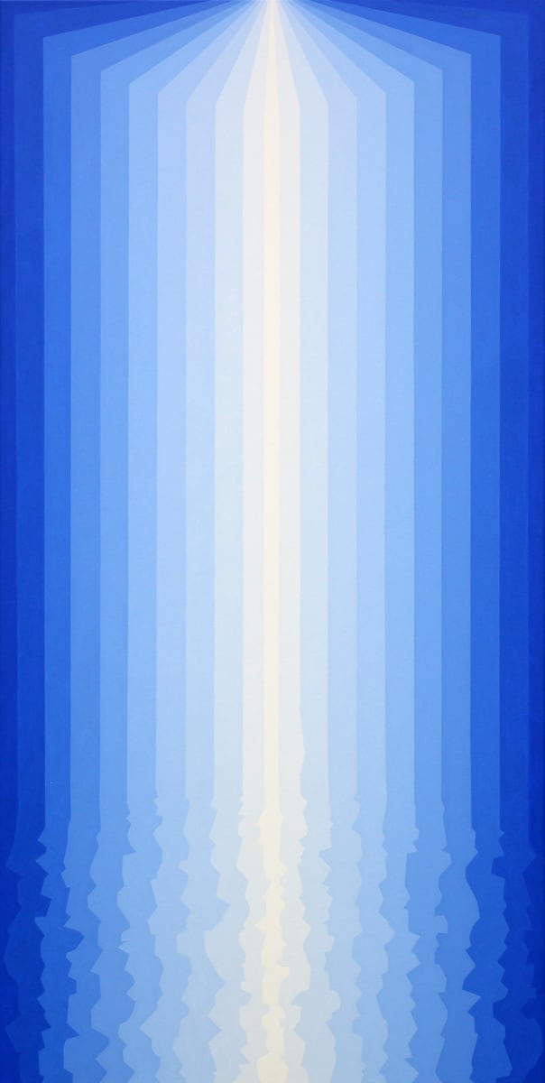 Is this the End by Lynda Hyde  Image: Acrylic on Canvas 120 x 60cm 