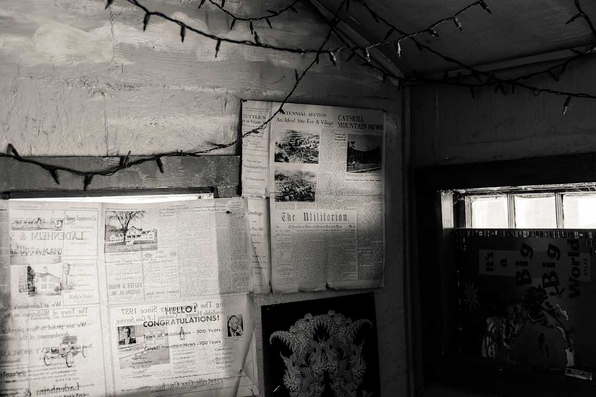 green shed interior, Image 1.