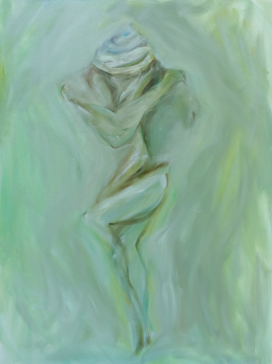 Broken Whelk on Green 