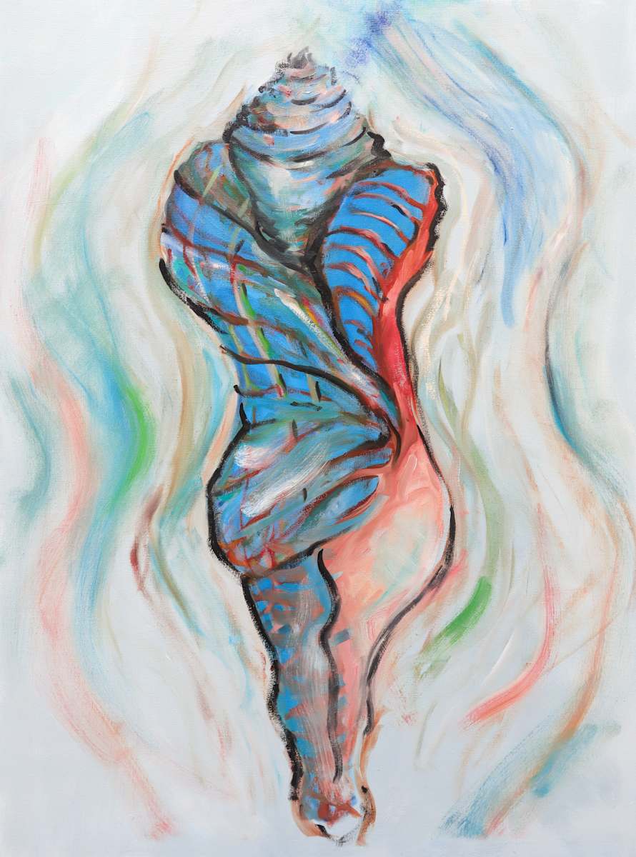 Patterned Shell by Leslie K Lyon 