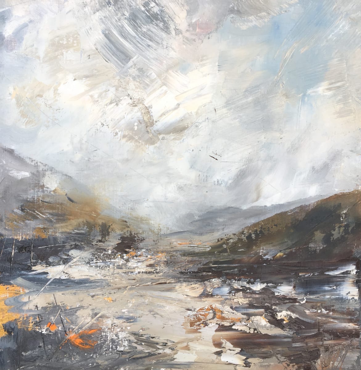 Winter Umbers, Arrochar by Lesley Birch, Image 1.