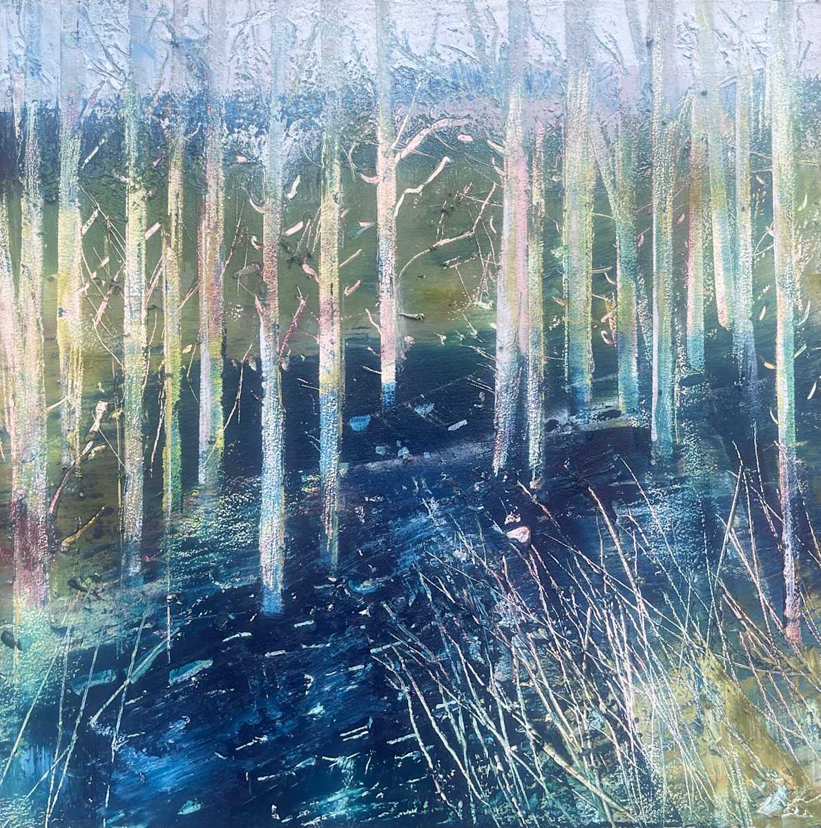 Blue Wood by Lesley Birch 