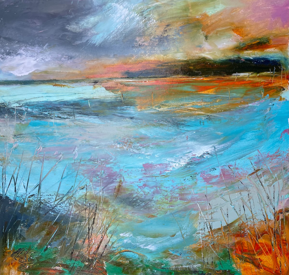 Evening Embers by Lesley Birch, Image 1.