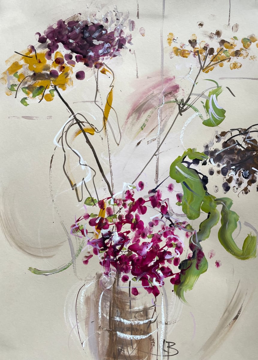 Party of Five Dancing in a Jar - Unframed by Lesley Birch, Image 1.