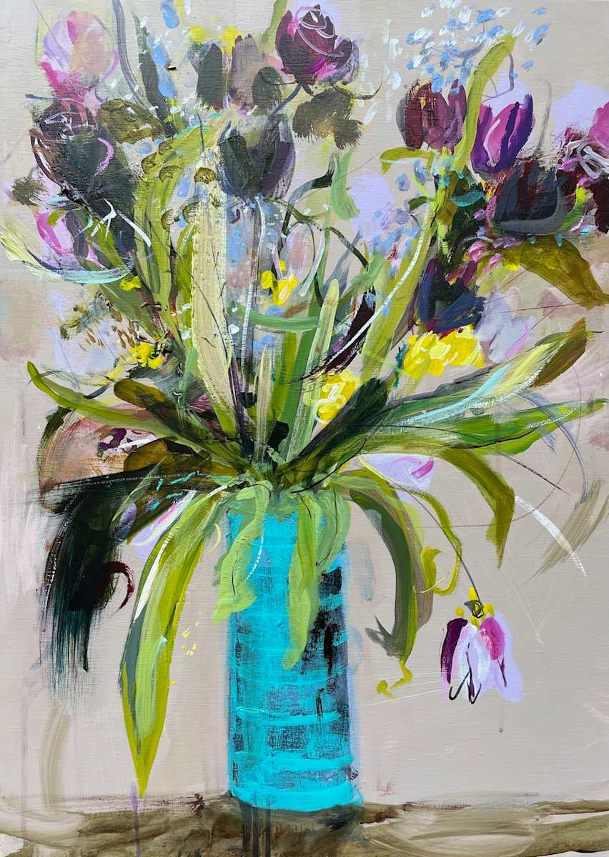 Elegy in a Turquoise Pot, Image 1.