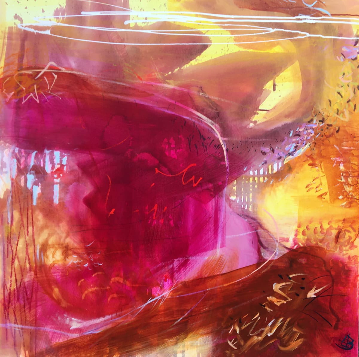 Magenta & Yellow by Lesley Birch, Image 3.